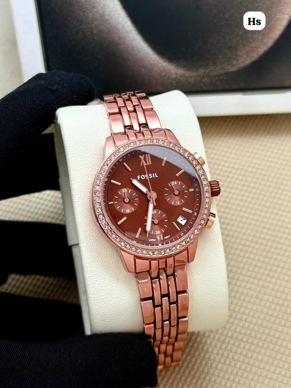 Fossil Ladies – Classic Petite Model with Adjustable Mesh Strap