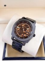 Fossil Modern Machine ME3080 Automatic Watch for Men – Transparent Skeleton Design