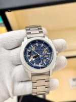 Fossil ME3080 Automatic Watch – Transparent Skeleton Dial for Men