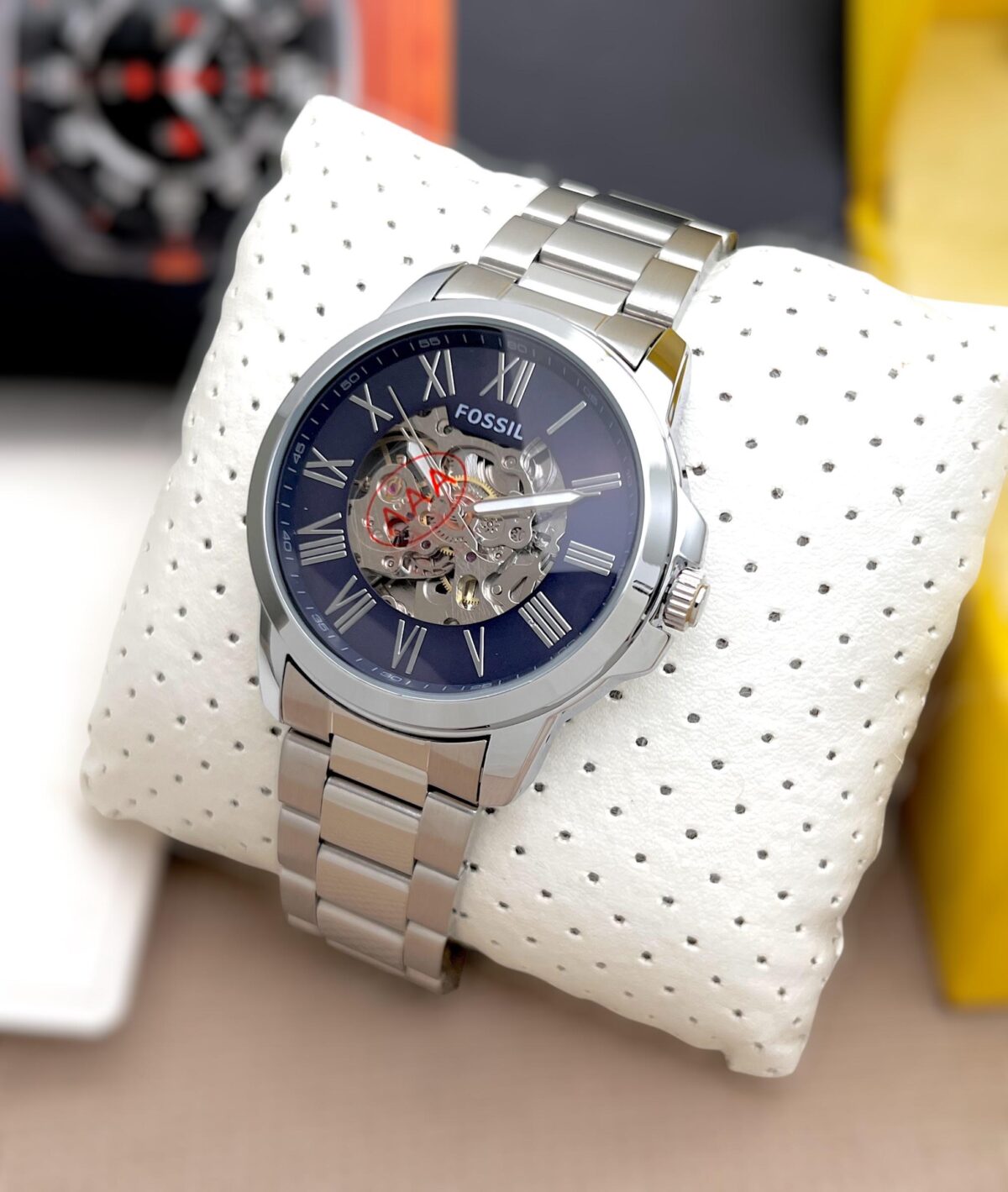 Fossil Skeleton Watch – Men’s Automatic Back Open
