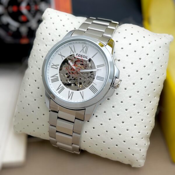 Fossil Skeleton Automatic Watch for Men – Quality with Roman Numerals