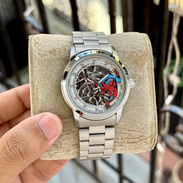 Marvel x Fossil Spider-Man Skeleton Dial Men's Watch – Limited Edition