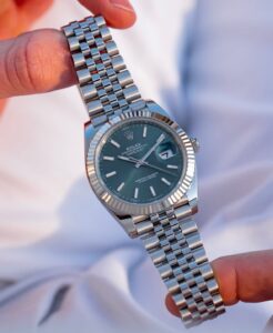 rolex oyster perpetual green mint 1