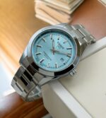 Tissot first copy watch with Tiffany blue dial and high-end sapphire glass