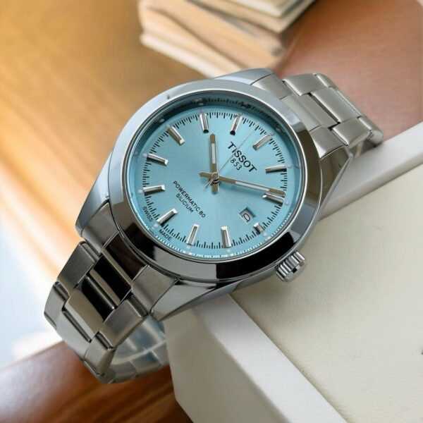 Tissot first copy watch with Tiffany blue dial and high-end sapphire glass