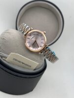 Emporio Armani Ladies Diamond Watch First Copy with Round Dial