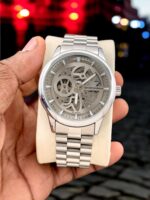 Grey Dial - Premium first copy Emporio Armani automatic watch with skeleton dial