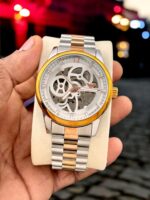 Tiffany Dial - Premium first copy Emporio Armani automatic watch with skeleton dial