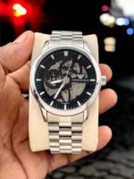 Emporio Armani Skeleton Automatic First Copy Watch for Men