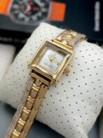 Whilte Dial Ladies Rolex With Diamond Strap