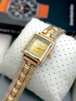 Full Golden Strap Ladies Rolex With Diamond Strap
