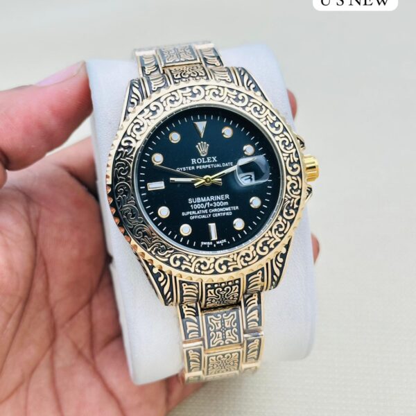 Rolex Rajwadi Submariner First Copy Watch – Premium 7A for Men – Date Function & Metal Strap