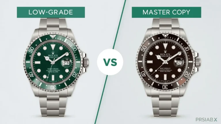 Comparision of low grade and high grade rolex watch