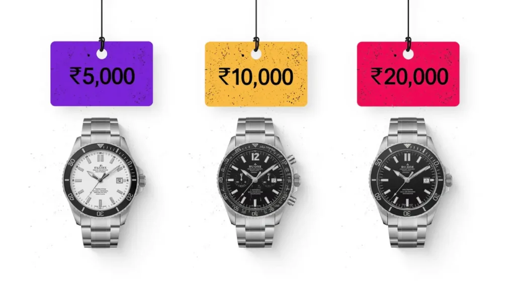 Watches under specific price budget