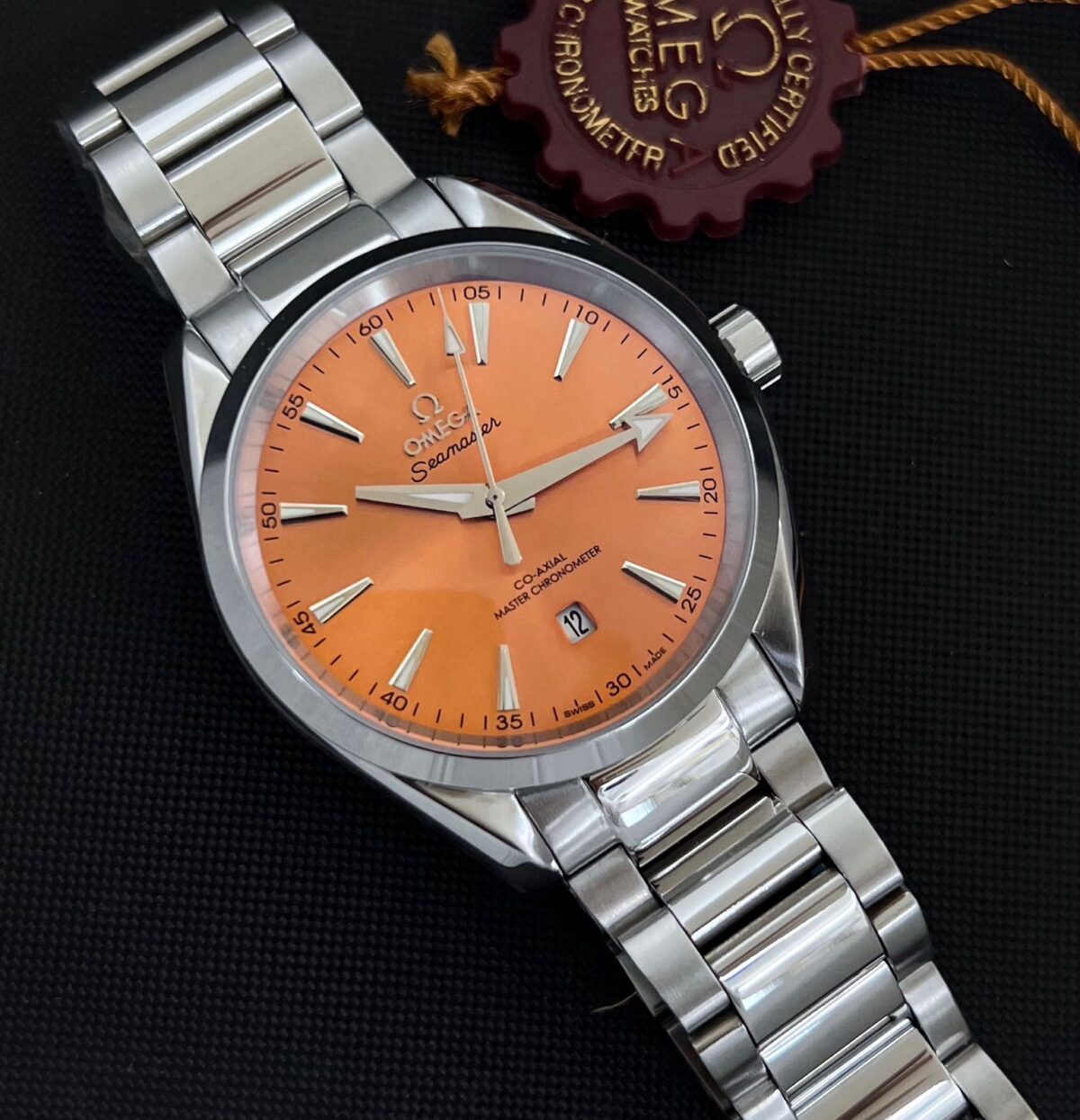 Close shot Omega Aqua Terra Limited Edition
