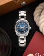 Omega Aqua Tera world watch front view