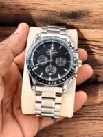 Black Dial Omega Speedmaster Watch – Co-Axial Chronograph Model