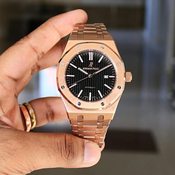 Audemars Piguet Royal Oak Rosegold Dial 43mm Men’s Watch – 7AA Premium