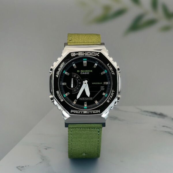 Casio G-Shock GM-2100 Metal Clad Japan Quality Men’s Watch – Analog-Digital, 200M Water Resistant, LED Super Illuminator