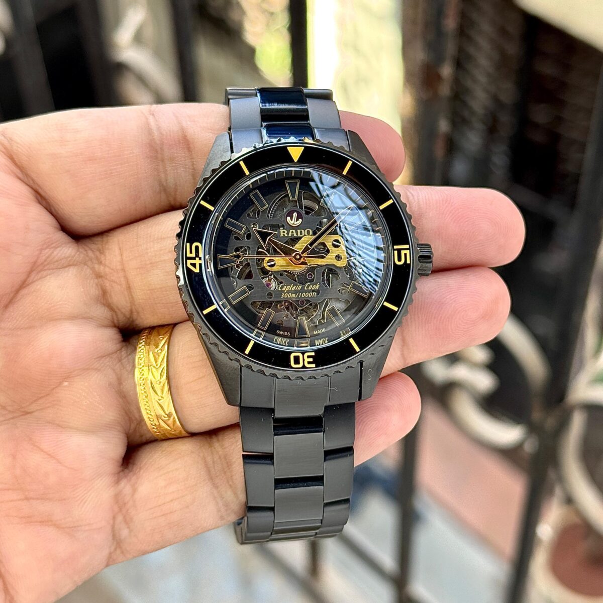 Rado First copy Captain Cook Skeleton Ceramic
