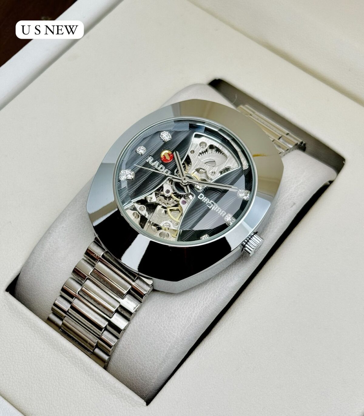 Silver Rado Diastar Open Heart First Copy