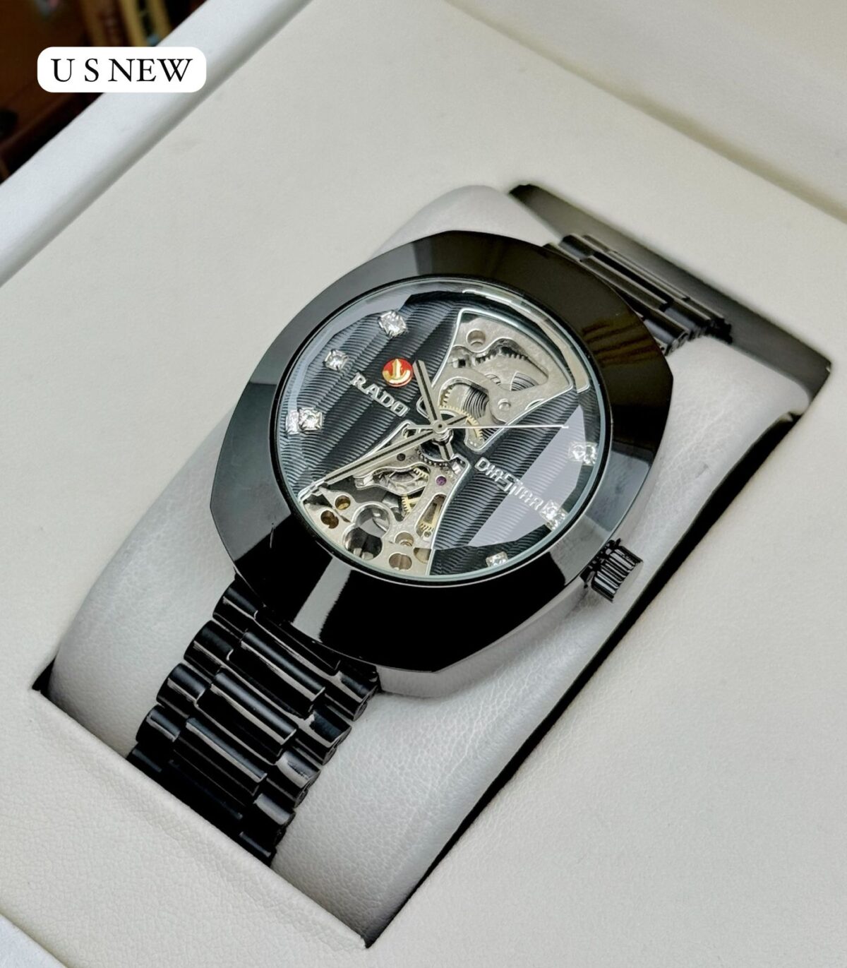 Full Black Rado Diastar Open Heart First Copy