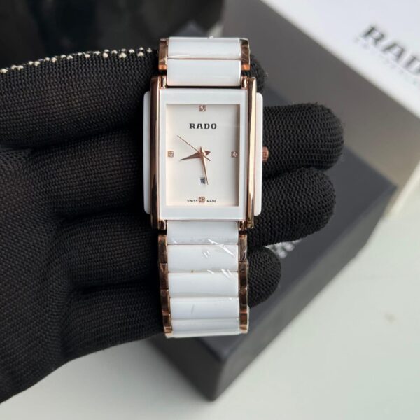 Rado Integral First Copy Watch – Diamond Dial with Ceramic and Stainless Steel Case – 31mm Quartz