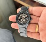 Premium 7AA first copy Rado watch with skeleton dial, ceramic case, and automatic movement