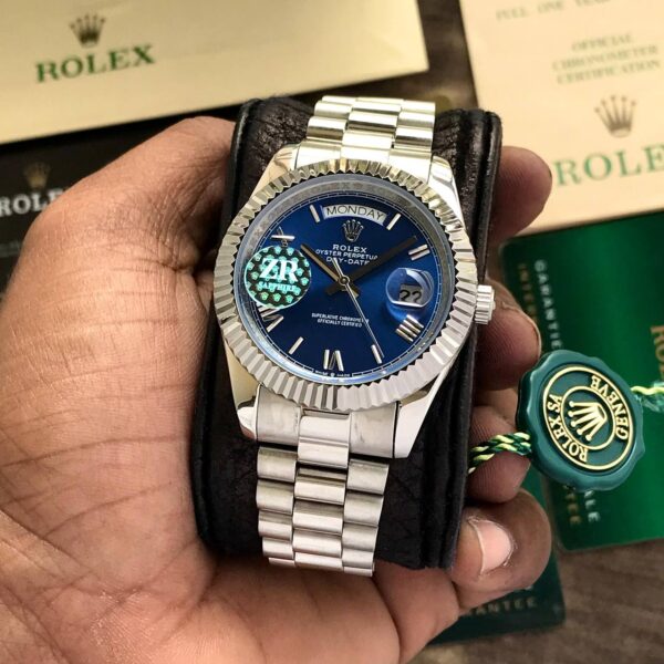 Rolex Day-Date 41 Blue Dial ZR
