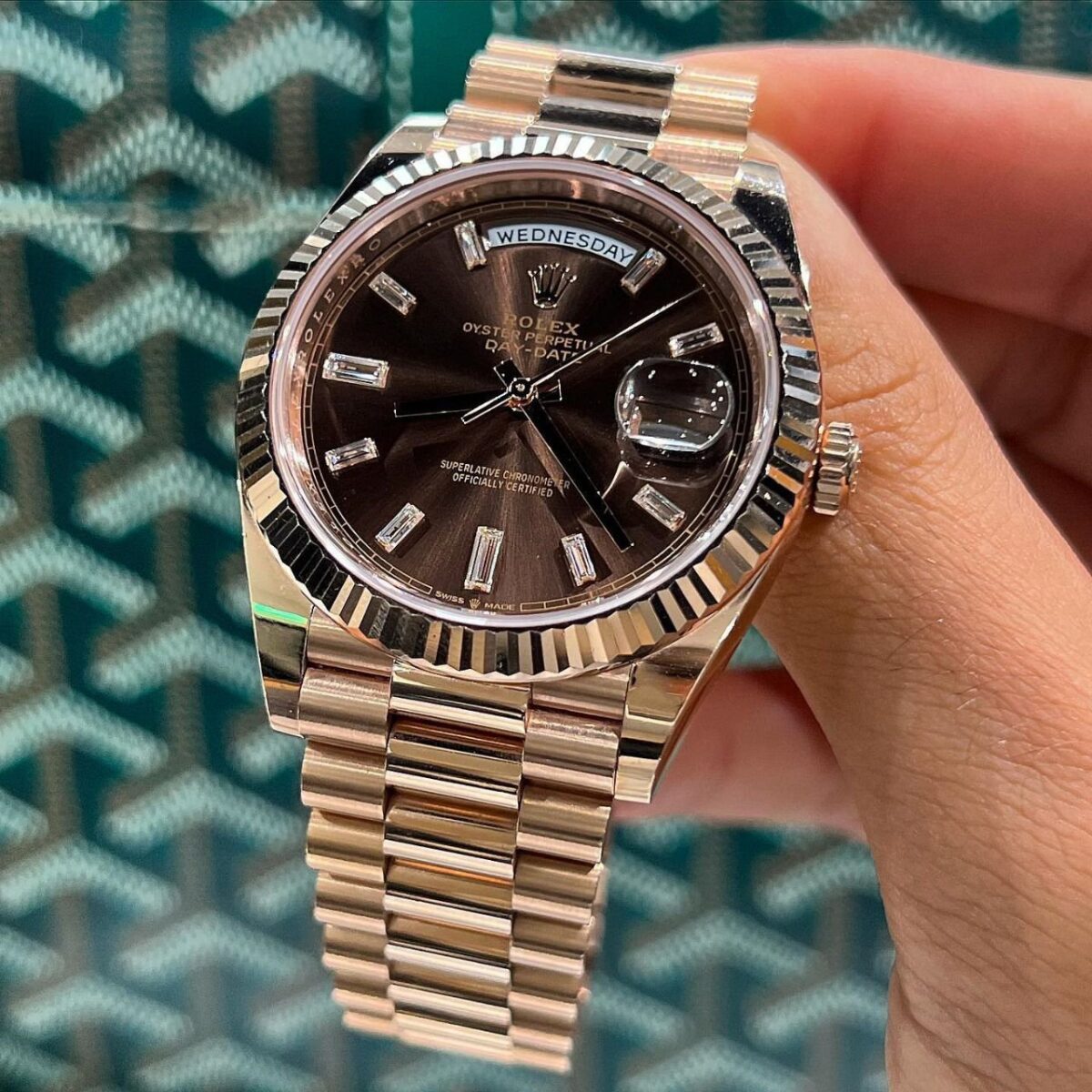 Rolex Day Date Chocolate Dial 2