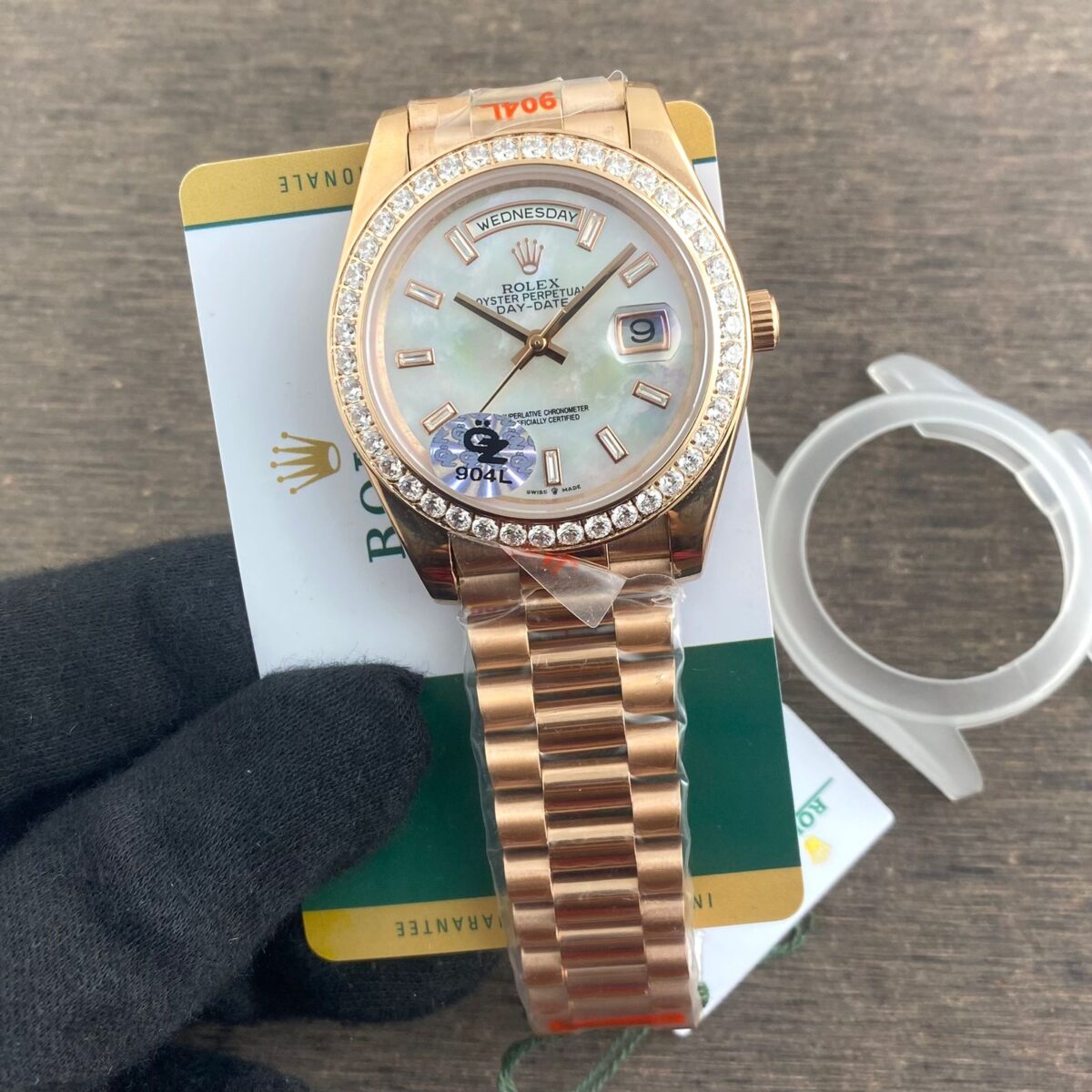 Rolex Day Date President White Diamond Dial 2