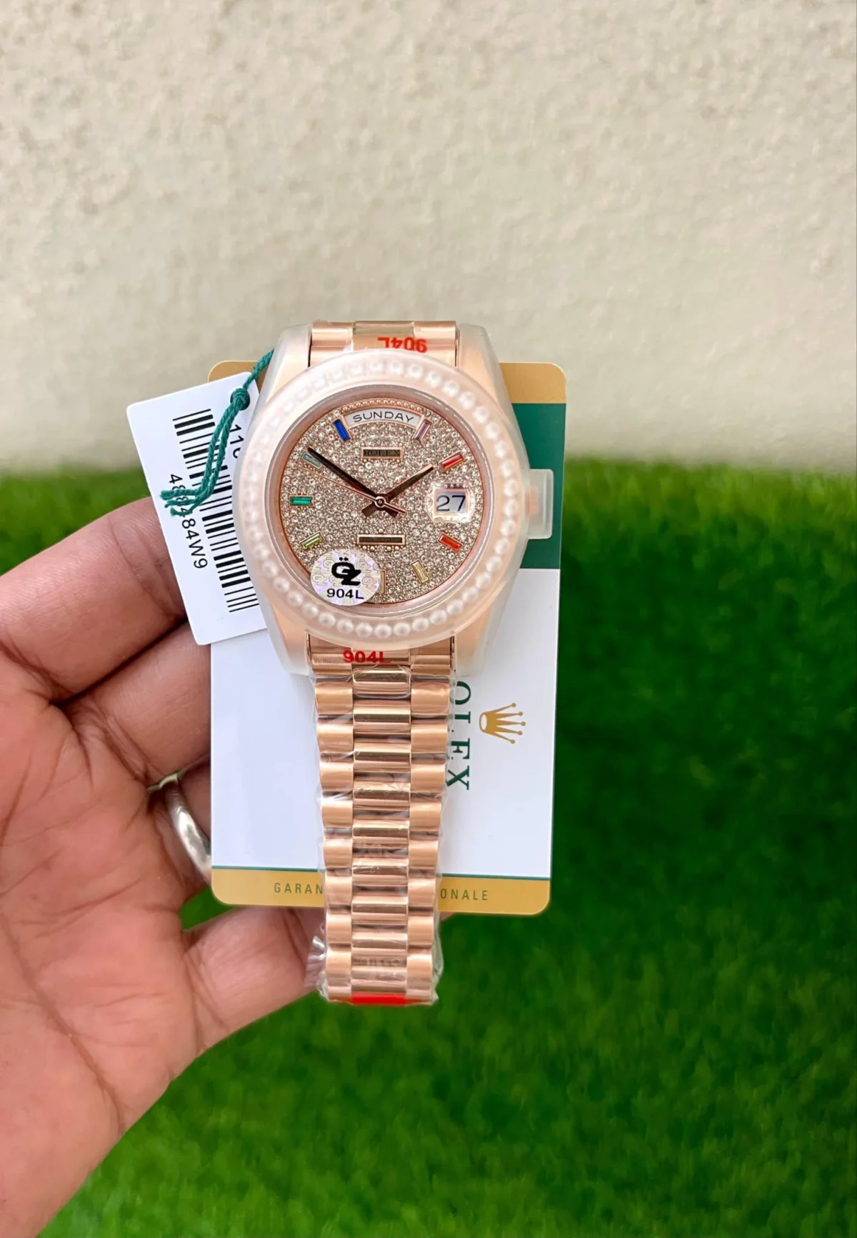 Rolex Day Date Rainbow Diamond Dial 2