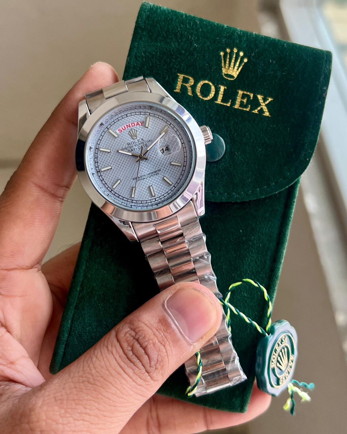 Rolex Day Date Sky Blue Dial 1