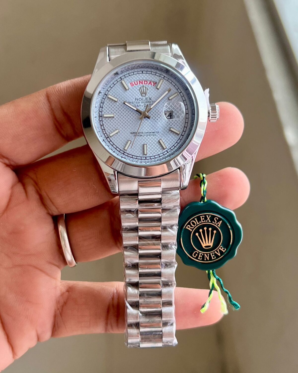 Rolex Day Date Sky Blue Dial 2