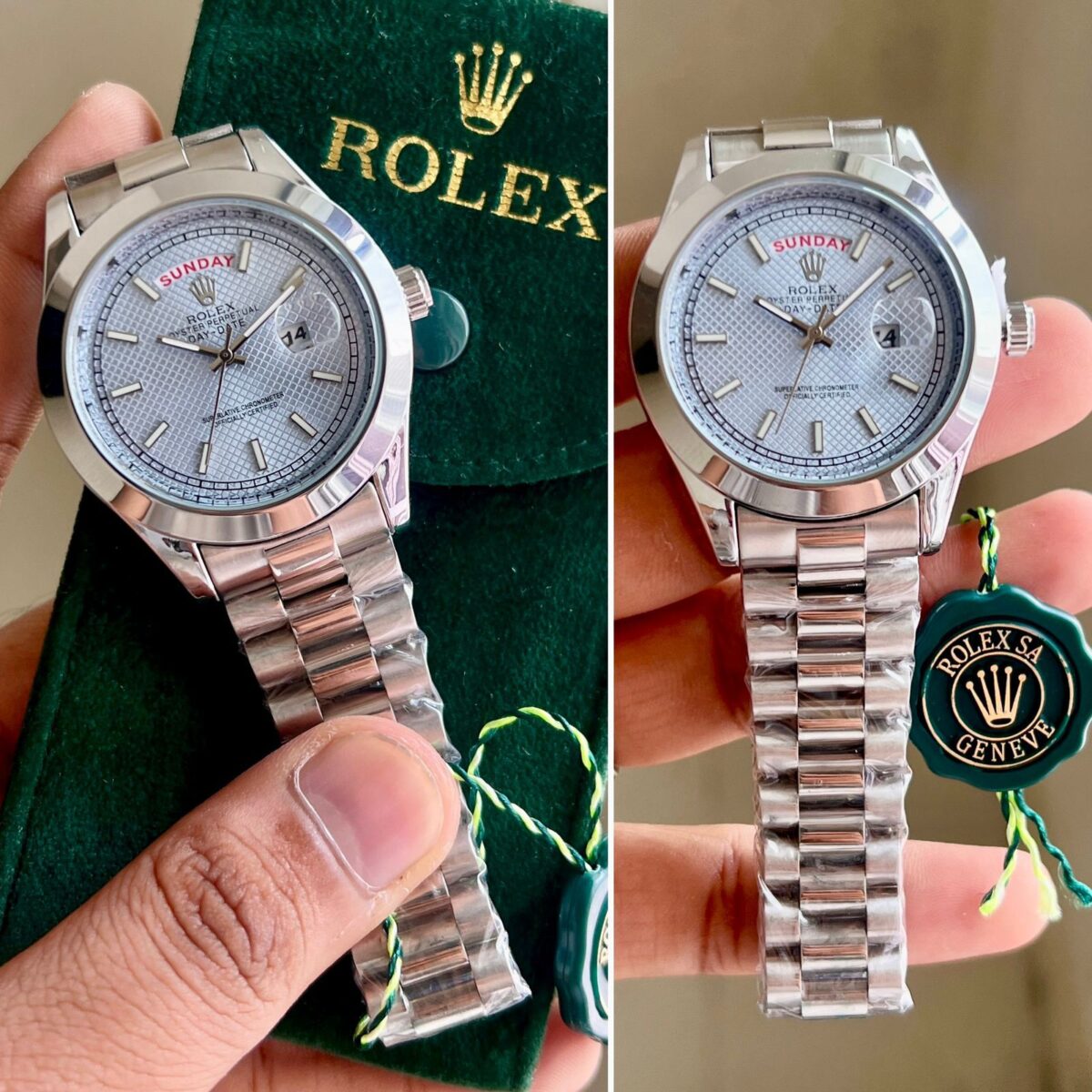 Rolex Day Date Sky Blue Dial 3