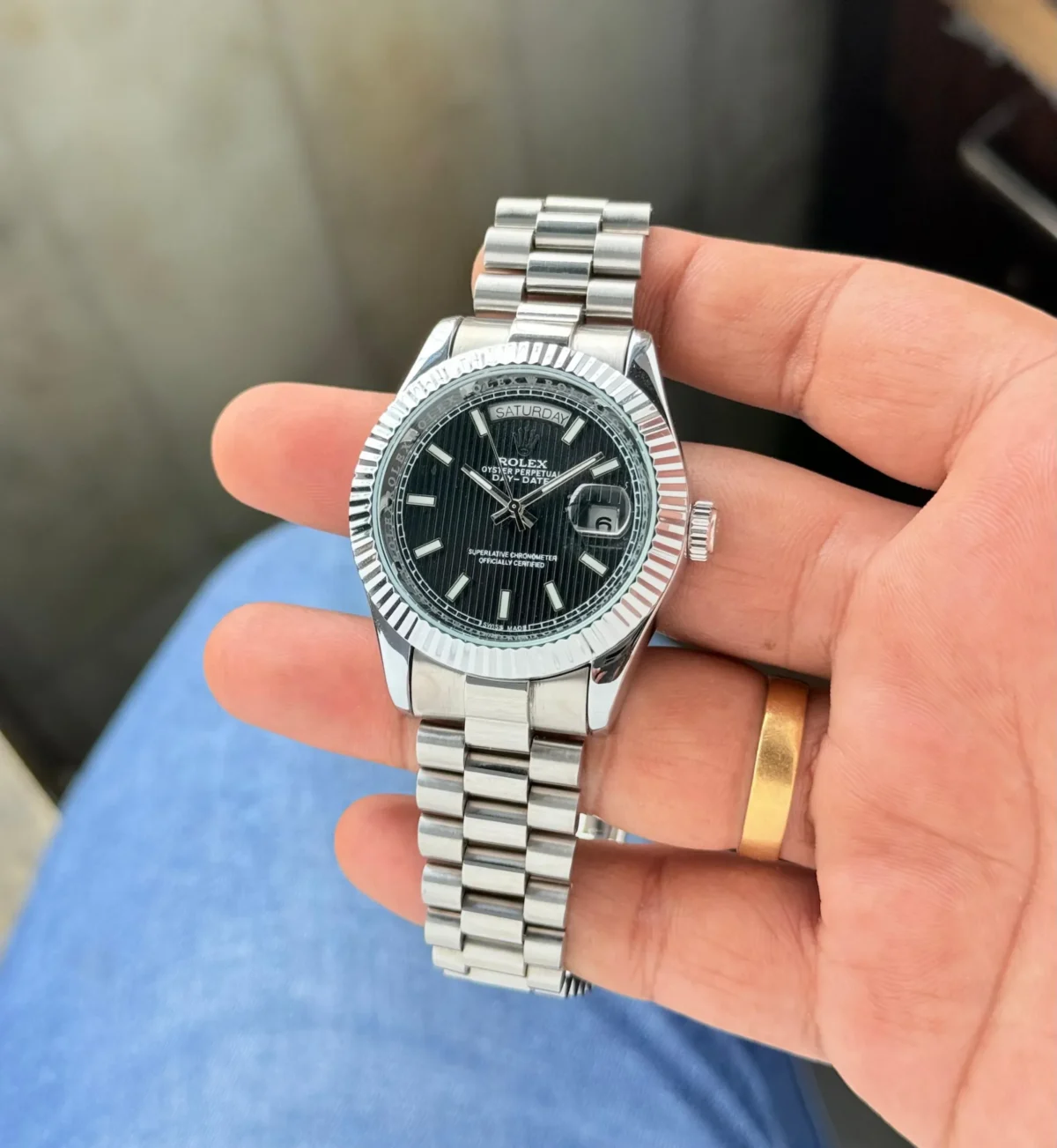 Rolex Day Date Stella Black 40 2