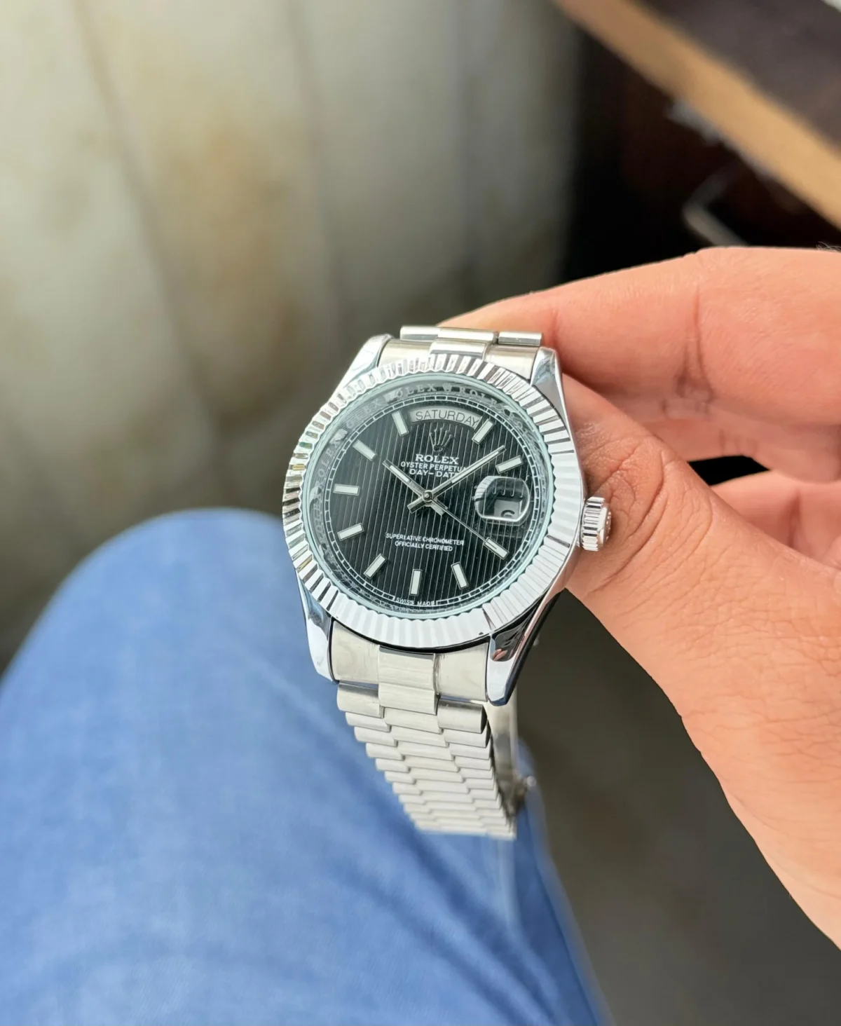 Rolex Day Date Stella Black 40 3