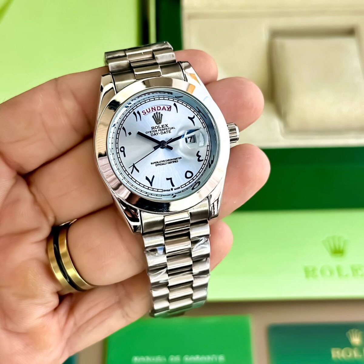 Rolex Day Date Tiffany Arabic Dial 1