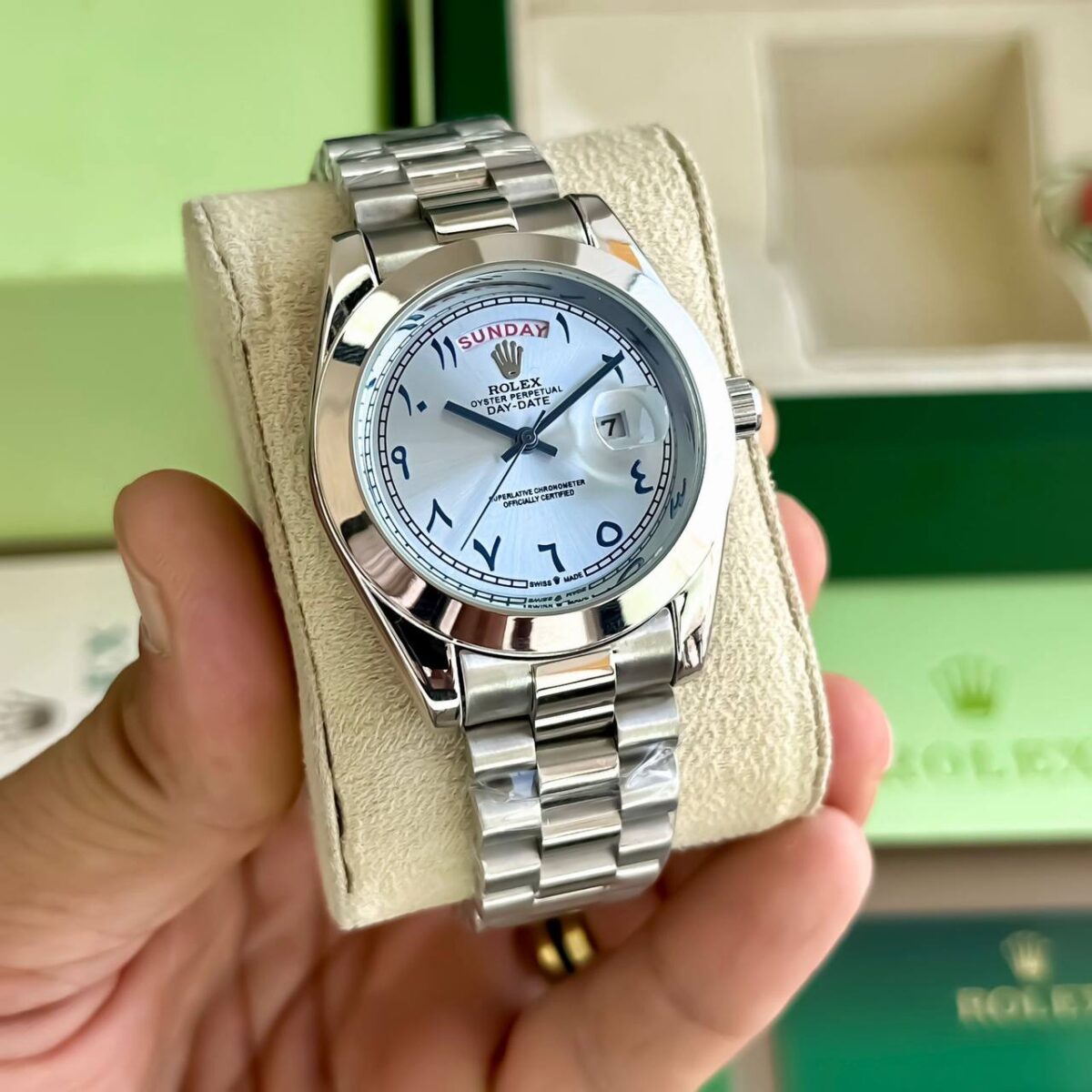 Rolex Day Date Tiffany Arabic Dial 2