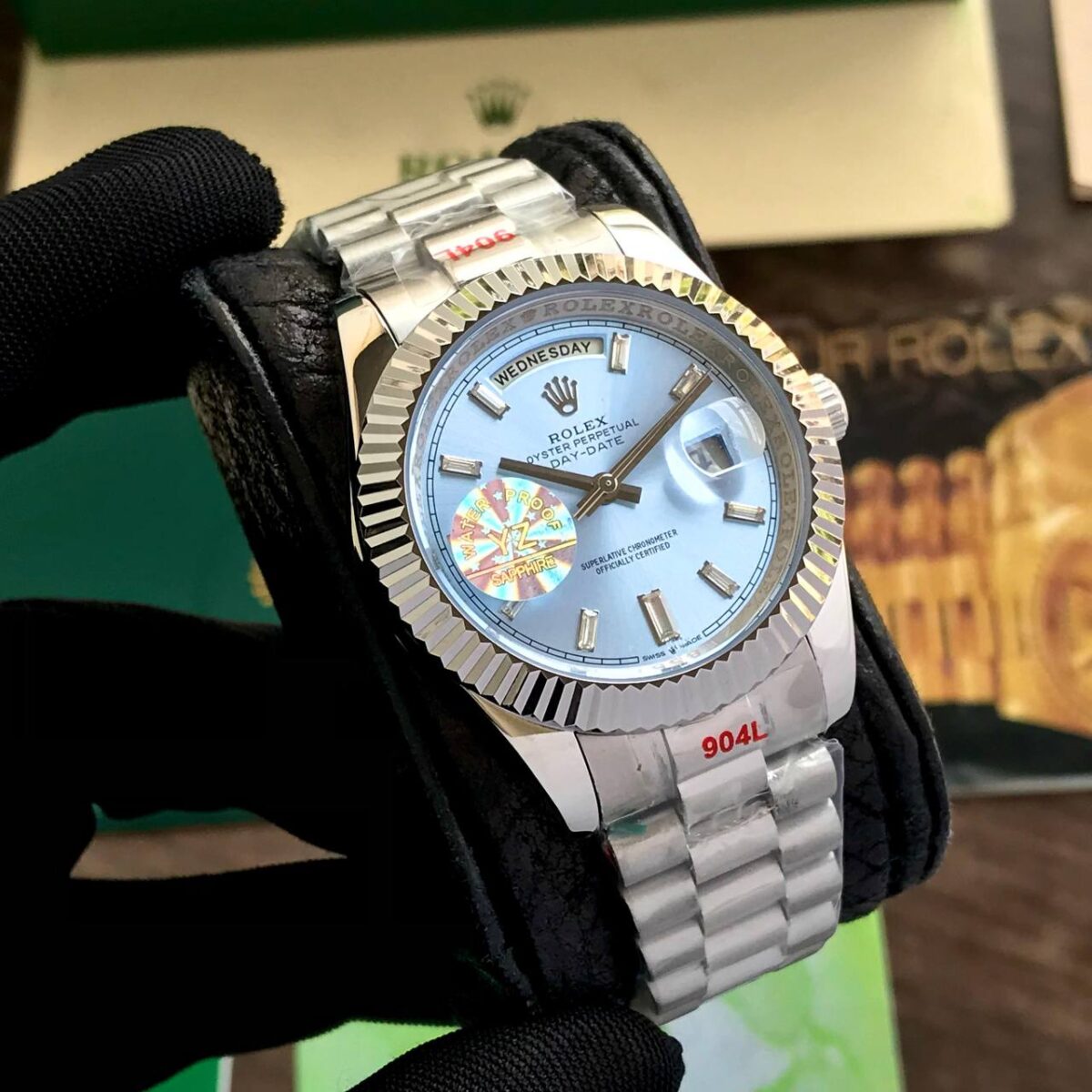 Rolex Day Date Tiffany Sky Blue 4