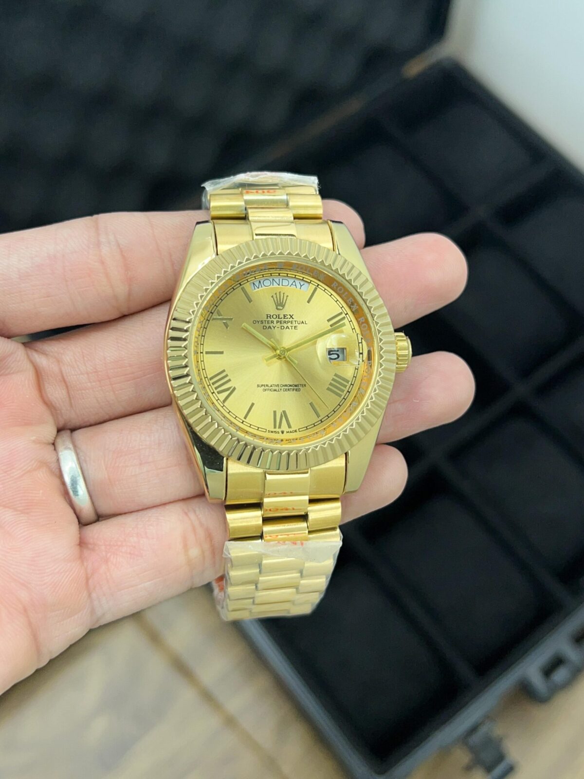 Rolex Day Date Yellow Gold Automatic Watch 2