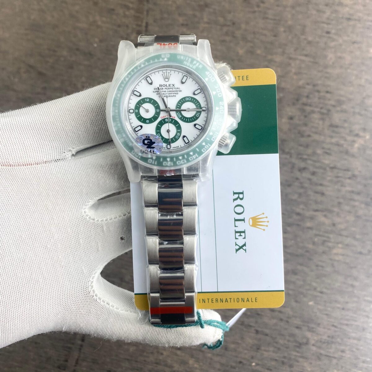 Rolex Daytona Green White Dial 40 6