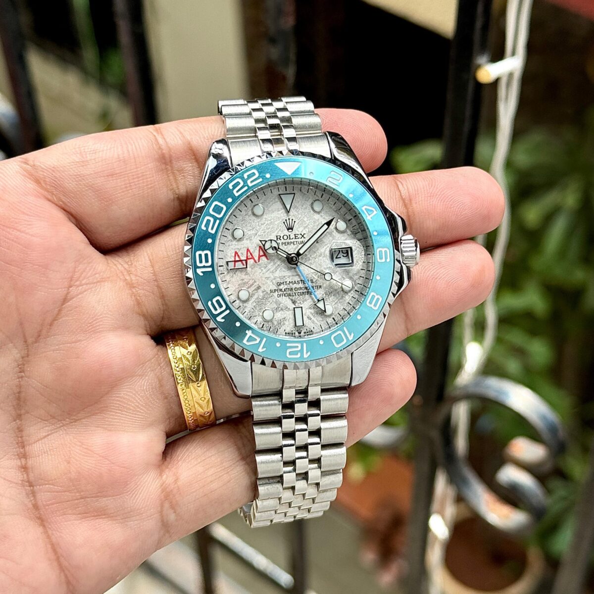 Rolex GMT II Silver 1