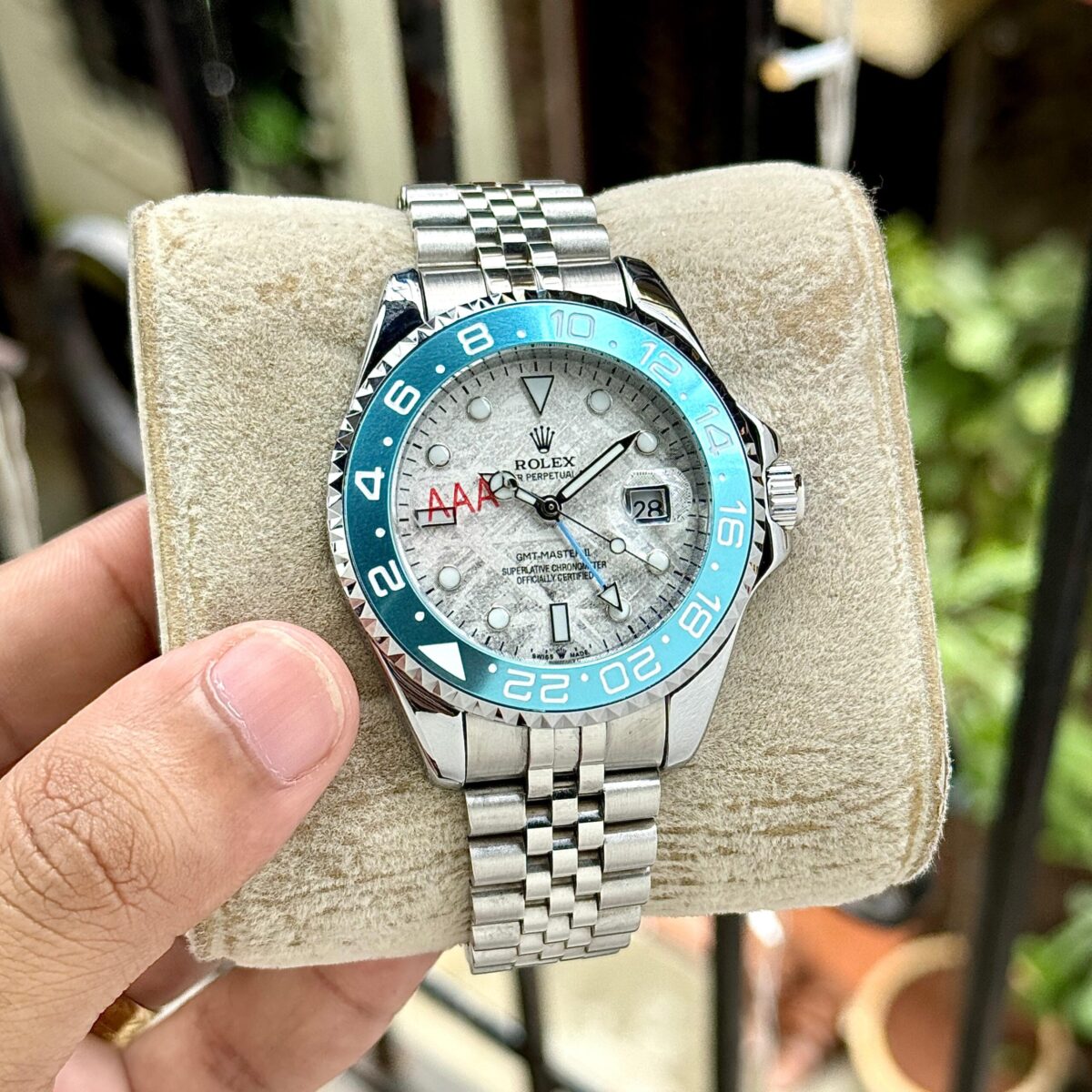 Rolex GMT II Silver 2