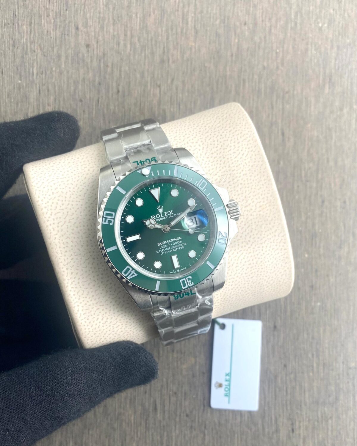 Rolex Submarine Silver Green Hulk 2