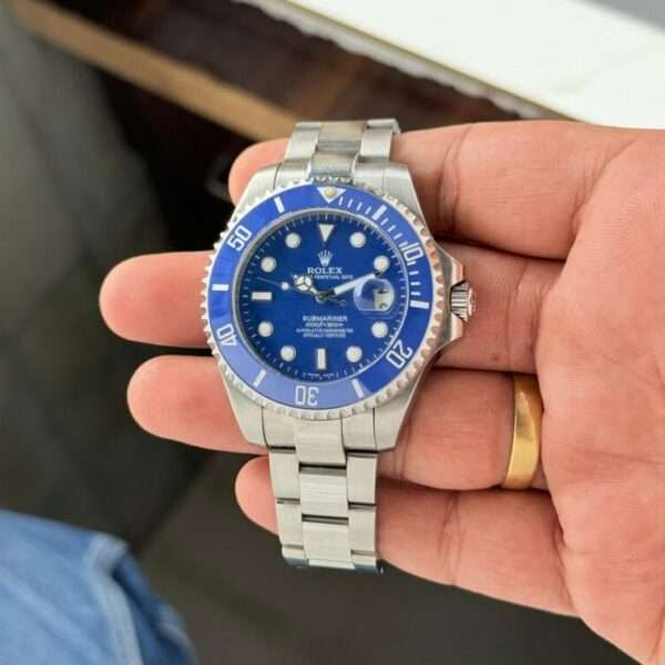 Rolex Submariner Silver Blue Dial