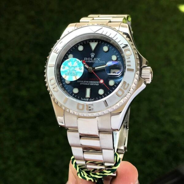 Rolex Yacht Master Silver Blue Dial YZ