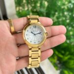 Cartier Ballon Bleu Gold Women’s Watch 33mm Mother of Pearl Dial