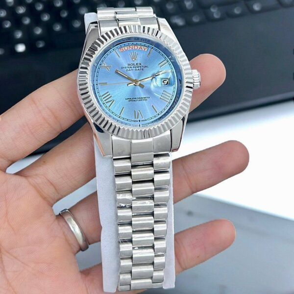 Rolex Day-Date 40 Sky Blue Dial Automatic – Men’s 7AA Watch