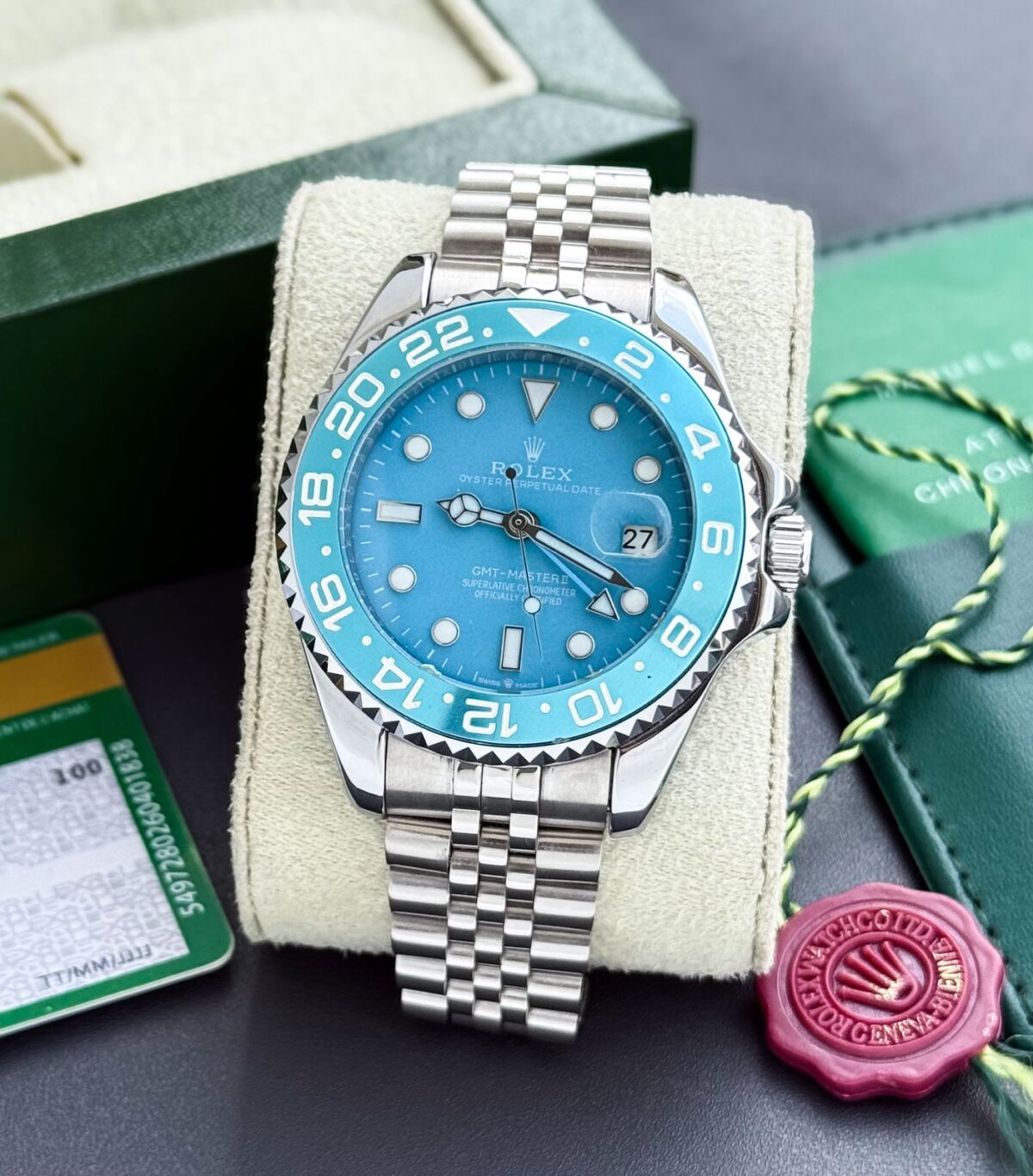 Rolex GMT-Master II Sky Blue men’s watch – stainless steel, automatic movement